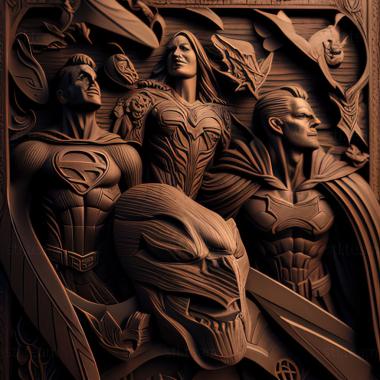 3D model Zack Snyders Justice League (STL)